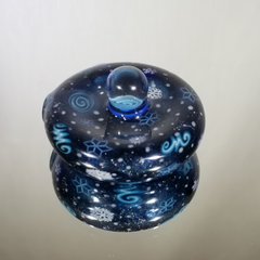Blizzard tech pendant by Chaka glass