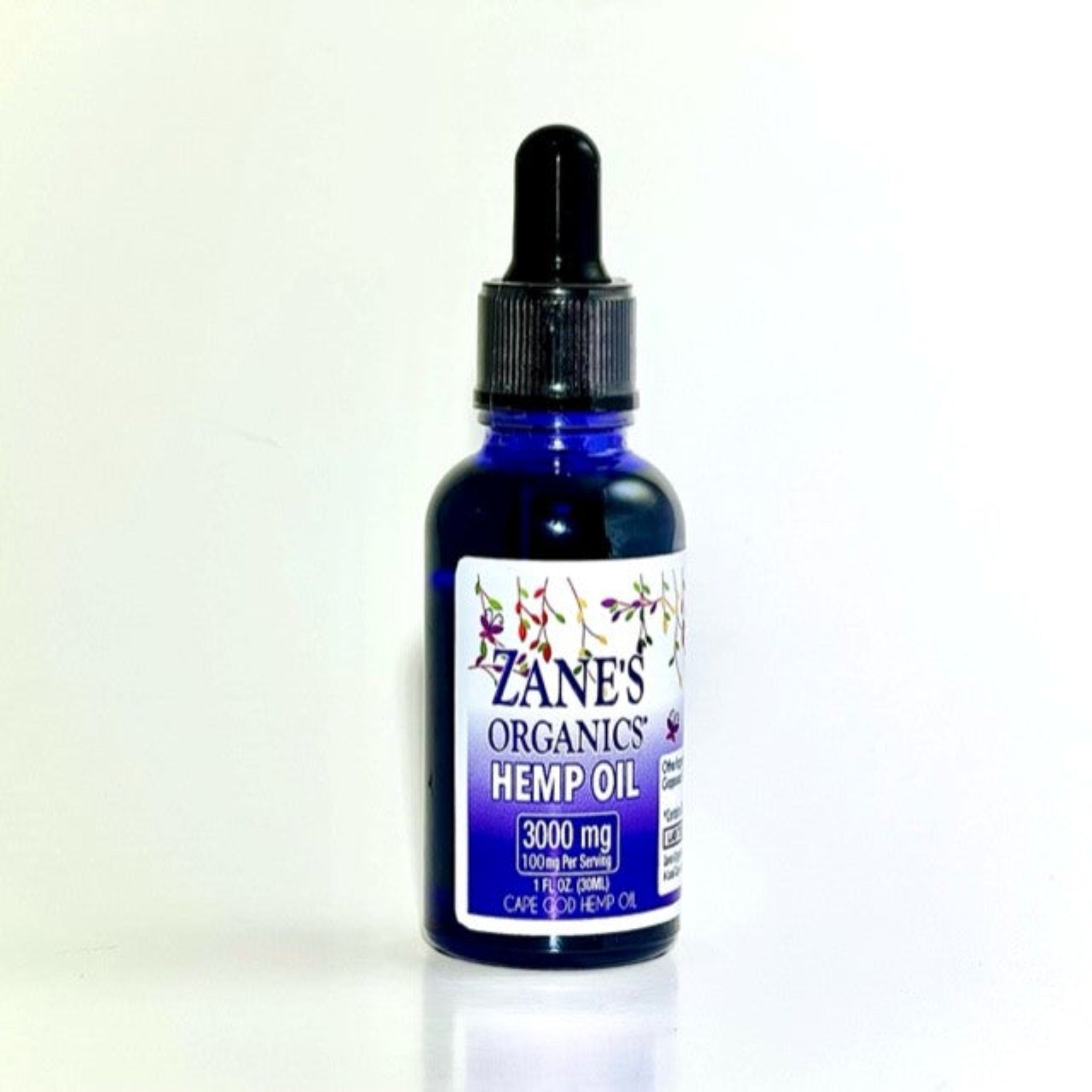 Zane's Organics 3000mg CBD Isolate no flavor